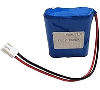 11.1v 2200mah 3s1p 18650 Rechargeable Lithium Ion Battery, with Ntc PCB and Connector 3.96 Connectors