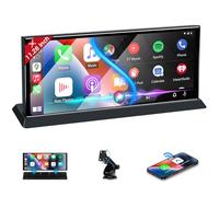 11,26 Pantalla Táctil Grande Carplay Coche, Pantalla Carplay Coche con Soporte Único CarPlay & Android Auto Inalámbricos, Pantalla Car Play para Navegación GPS Control por Voz Bluetooth Enlace Espejo
