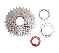 11-28T Piñón de bicicleta de 7 velocidades, cassette de velocidad para bicicleta de acero al cromo-molibdeno con ranura para guía de cadena y orificios de drenaje de lodo para la