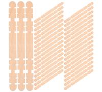 11,4X1X0,02 Cm 200 Uds Lamas Madera Bricolaje Modelado Manual