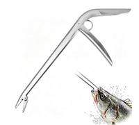 11.5in Fish Hook Remover,Stainless Steel Fish Hook Remover Fishing Tool,Saltwater &Freshwater HookExtractor Pliers with Serrated Jaw,Long Handle Dehooker Safety Gear for Catfish Shark,Save Your Finger