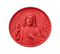 11.81 Inch Concrete Molds For Silicone Christian DIY Decor Stepping Stones