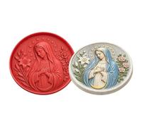 11.81 Inch Concrete Molds For Silicone Christian DIY Decor Stepping Stones