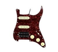 11 Agujeros Guitarra Eléctrica ScratchPlate Cargado Precableado Pickguard Single-Coil Pickup Guitarra Eléctrica Accesorios Duraderos (Color : SSH16)