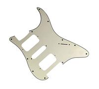 11 agujeros para tornillos HSH Two Deluxe Humbuckers Single para For ST Guitar Pickguard No Control Hole Scratch Plate Reemplazo de Golpeador de Guitarra Eléctrica (Color : 06)
