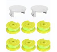 11 bobinas de hilo para desbrozadora, bobina de hilo para cortacésped, bobina de repuesto, compatible con Ryobi One + 18 V, 24 V, 40 V, diámetro de 2,0 mm y 3,4 m de longitud