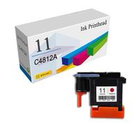 11 Cabezal de impresión C4810A C4811A C4812A C4813A Cabezal de impresión de tinta compatible con impresoras HP 20PS 50PS 70 100Plus 110 110Plus 111 120 120NR 500 500PS 800PS 815mfp,Magenta-1Pack