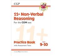 11+ CEM Non-Verbal Reasoning Practice Book & Assessment Tests - Ages 9-10 (with Online Edition) (CGP CEM 11+ Ages 9-10)