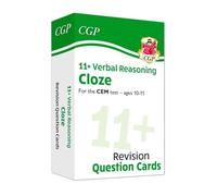 11+ CEM Revision Question Cards: Verbal Reasoning Cloze - Ages 10-11 (CGP CEM 11+ Ages 10-11)