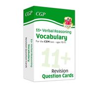 11+ CEM Revision Question Cards: Verbal Reasoning Vocabulary - Ages 10-11 (CGP CEM 11+ Ages 10-11)