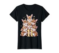 11º Cumpleaños Conejo Niña Regalo 11 Años Camiseta