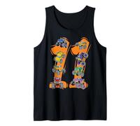 11 Cumpleaños Monster Truck 11 Años Joven Salvaje Once Boy Camiseta sin Mangas