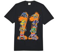 11 Cumpleaños Monster Truck 11 Años Joven Salvaje Once Boy Comfort Colors Adult Heavyweight T-Shirt