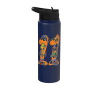 11 Cumpleaños Monster Truck 11 Años Joven Salvaje Once Boy Stainless Steel Insulated Water Bottle