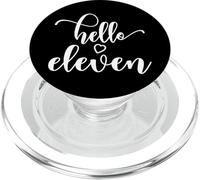 11 cumpleaños, para niñas, Hello Once, 11 años, Lindo PopSockets PopGrip para MagSafe