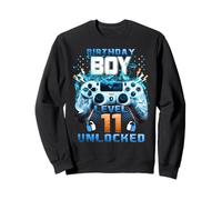 11º cumpleaños para niños nivel 11 desbloqueado 11 años Sudadera