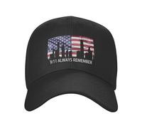 11 De Septiembre Recuerde Siempre Mujer Hombre Sombrero Cómoda Gorras Hip Hop Ajustable Gorra Trucker para Verano Tenis Running