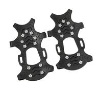 11 dientes nieve agarre antideslizante tacos de tracción para zapatos esquí escalada para zapatos empuñaduras antideslizantes Crampones para caminar en invierno para senderismo picos para equipo