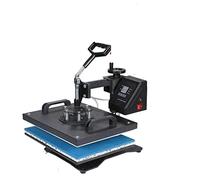 11 en 1 Máquina de prensa calor combo Impresora transferencia sublimación térmica for tapa/taza botella camisetas caja teléfono pluma para trabajo por lotes