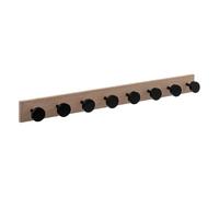 11 five simply smart Perchero de Madera con 8 colgadores Negros