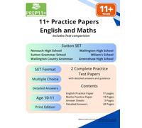 11+ GL Practice Papers - Maths and English - Sutton SET (11+ GL Practice Papers series)
