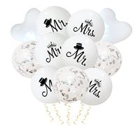 11 globos de Mr and Mrs para decoración de fiesta de boda, accesorios de despedida de soltera, globos de novia de oro rosa, despedida de soltera, decoración de despedida de soltera