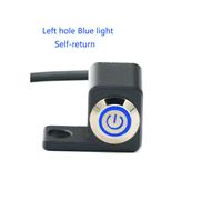 (11) Interruptor de motocicleta MotoLovee de 12 V, montaje en espejo de 10 mm, luces de emergencia, frenos, luces