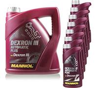 11 litros de aceite para transmisión automática Mannol Dexron III Automatic Plus Oil 11192043