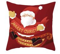 (11) Merry Christmas Pillowcase Throw Pillow for Case Home Decoration Xmas New Year Cushion Cover Farmhouse for Couch Sofa Bedroom Living Room Decor