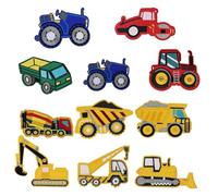11 parches para planchar, parches para ropa, parches para ropa termoadhesivos, tema del transporte, aplicación bordada para coser, planchar para chaquetas, camisetas, vaqueros, mochilas