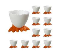 11 Pcs Cartoon Egg Holders for Soft & Hard Boiled Eggs - Fun Breakfast Egg Cups