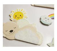11 pegatinas 3D - Sleepy Kids - Glitter