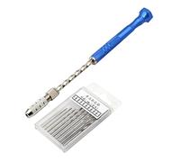11 Piezas Taladro helicoidal manual semiautomático 11 piezas taladro de mano brocas para metales herramientas bricolaje taladro manual perforar taladro de talla Perforación Nuez