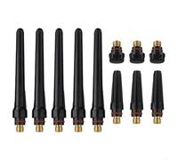 11 piezas TIG Kit de tapa trasera para antorchas WP-17 WP-18 WP-26 - 57Y02 57Y03 57Y04 accesorios de soplete de soldadura trasera de plástico de cobre