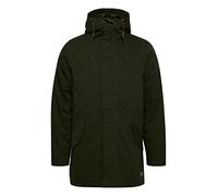 11 Project Akie - Parka de invierno para hombre con cuello alto de 100% algodón, Rosin (190509), M