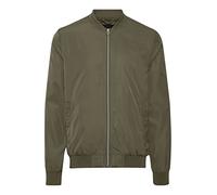 11 Project Milford - Chaqueta bomber de entretiempo para hombre, con forro y cuello acanalado, corte regular, Dusty Olive (180515)., M