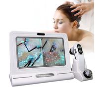 11 Pulgadas Digital Scalp Analyzer, 50X 200X Mielo de Peinado de Pelo con Pantalla HD, Detector de Piel portátil para Uso casero de salón de Belleza
