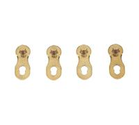 11 Speed Cycling Chain Missing Link | Alloy Steel Grinding Polishing for Mountain/Road Bikes | Oxidation Protective Quick Connect Link | 2 Pairs Gold