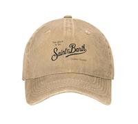 11 Styles Black Rose Pink Vacation Place To Be S-Saint B-Barth Retro Summer Paradise Gorras de béisbol lavadas Hombres, Mujer