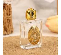 11 tipos de botellas de vidrio de alta calidad para agua bendita de Jesús, botellas de cruz religiosa, botella de escultura virgen cristiana, botellas de agua bendita recargables, accesorios