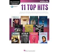 Hal Leonard – 11 Grandes éxitos para violín: acompañamiento instrumental