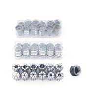 11 unids/set 13 unids/set ER16 Pinza de resorte precisión 0.015/0.008 tuerca de sujeción ER16A herramienta de torno de grabado (Color : Precision 0.015, Size : ER16(11PCS))