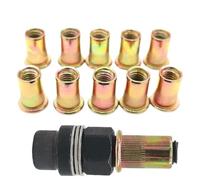 11 unids/set herramienta adaptadora de tuerca remachadora Manual for renovaciones del hogar M3 M4 M5 M6 M8 M10 M12(M3)