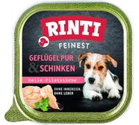 11 x Rinti Feinest 150g Aves de corral & Jamón, Comida para perros, Comida húmeda