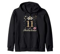 11 y Fabulosa undécima cumpleaños, 11 años y Fabulosa Reina Sudadera con Capucha