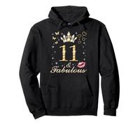 11 y Fabulosa undécima cumpleaños, 11 años y Fabulosa Reina Sudadera con Capucha
