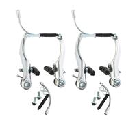 110-115mm Bike Brakes Set - s, Universal Front And Rear Brakess Kit, 2 pares Set For Most Mountain And Road Bikes, Bicycle Parts Annd Components, Black Annd Silver Optional