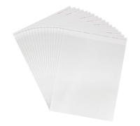 110 bolsas de celofán transparentes autoadhesivas de 50 μm, 32 x 50 cm, bolsas de celofán sellables, bolsas de plástico para ropa, camisetas, pantalones, manualidades.
