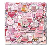 110 calcomanías de lectura Bookish para Kindle | Calcomanía de lectura de Booktok picante para lectores, estudiantes, profesores, botella de agua, accesorios holográficos impermeables