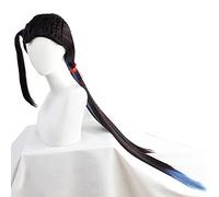 110 cm Twisted Wonderland Jamil Viper Cosplay peluca larga recta Briad Cosplay pelo sintético resistente al calor Halloween Prop